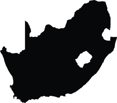South korea Map Silhouette Vector illustration