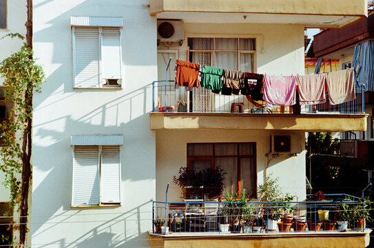 Residential Balconies in Sunlight