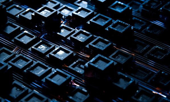 Connecting network computer background