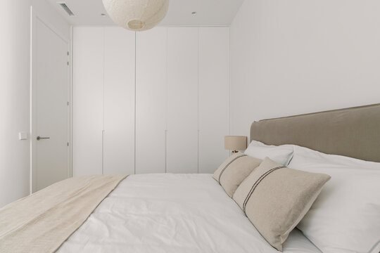 Minimal Bedroom with Wardrobe