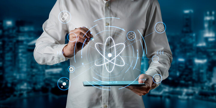 The quantum technology ecosystem as the core of future innovations. Quantum science will power advancements in AI, blockchain, and robotics. Motif