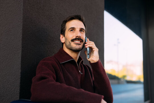Handsome caller