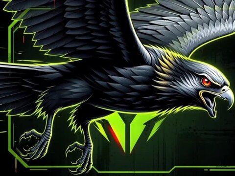 eagle with wings