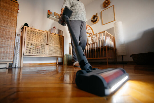 Woman With Vacuum Cleaner