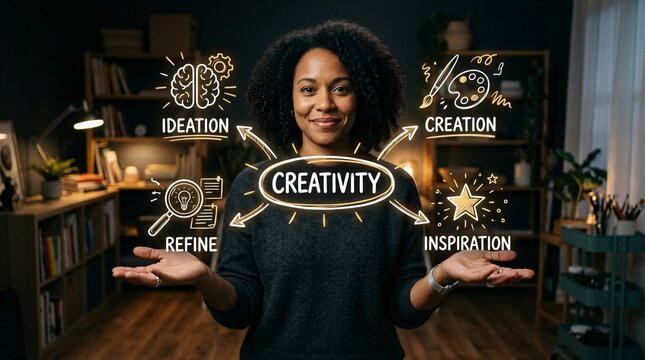 The central role of creativity in ideation, creation, inspiration, and refinement processes