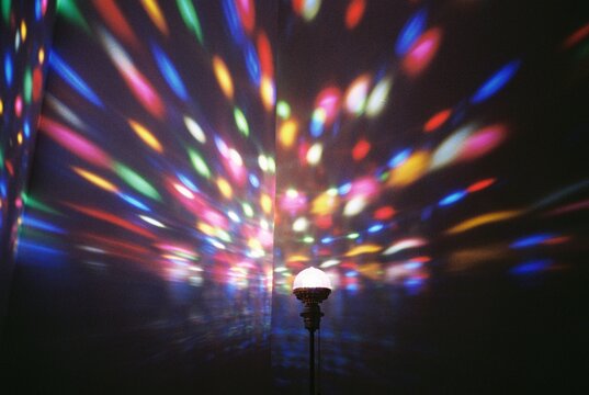 Retro Disco Ball 35mm Film Light Projection
