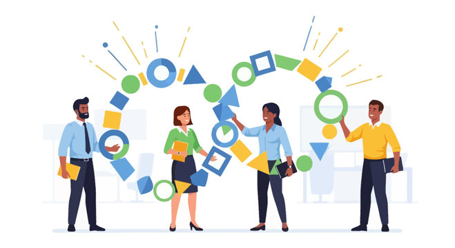 DevOps team collaborating on continuous integration and delivery pipeline