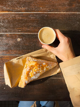 Cuban Guava Pastry and Cortadito Espresso Coffee