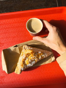 Cuban Guava Pastry and Cortadito Espresso Coffee