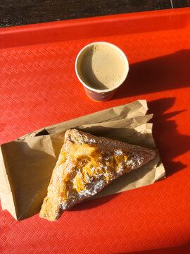 Cuban Guava Pastry and Cortadito Espresso Coffee