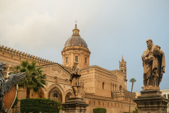 Palermo Cathedral and Sculptures