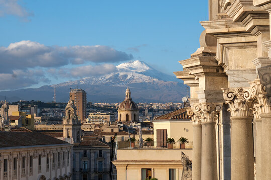 Cathedral Architecture Overlooking City
