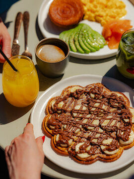 Breakfast pancakes