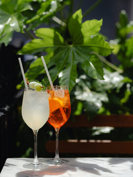 Cocktails in the garden