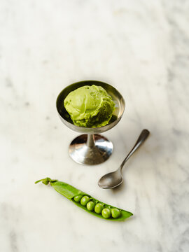 Pea ice cream
