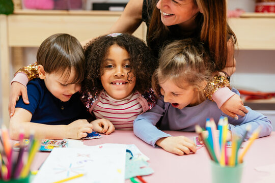 Kids at Art Class