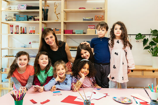 Kids at Art Class