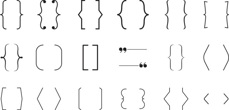 Typographic Symbols Showcase: A curated collection of diverse typographic symbols, meticulously presented for various creative applications.png