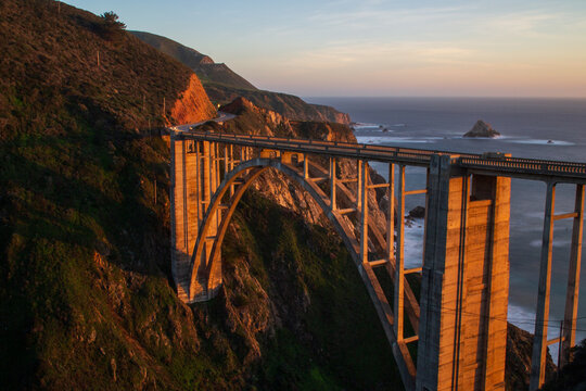 Bixby Bridge at Sunset