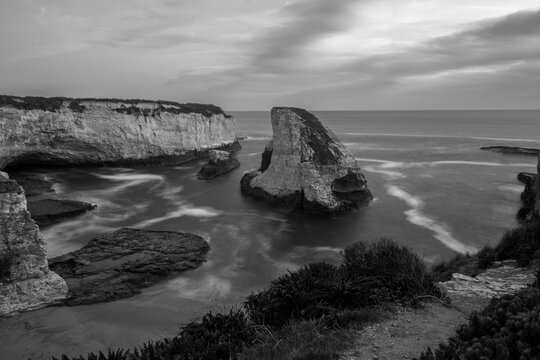 Sharkfin Bay in Santa Cruz.