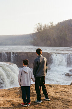 Family trip to the river