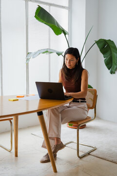 Elegant woman at work