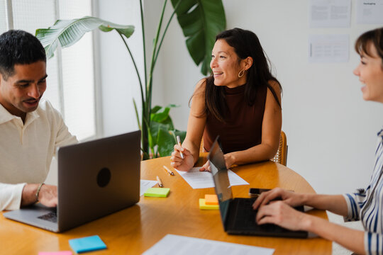 Business meeting of a small team 