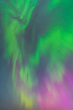 Starlight Through the Northern Lights