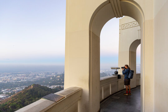Handsome camera focus photographer Los Angeles