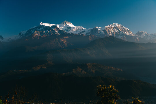 Early Morning Mountain Views in Nepal