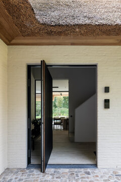 swing door and entree