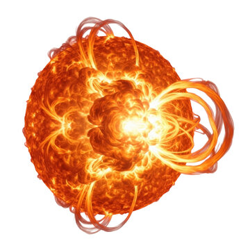 Dynamic solar flare with magnetic loops