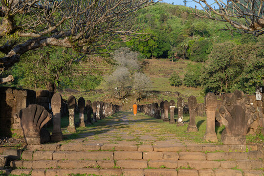 Monk on Ancient Path