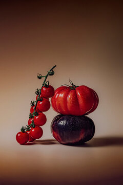 Tomatoes still life