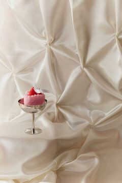 Pink Valentine's day cake
