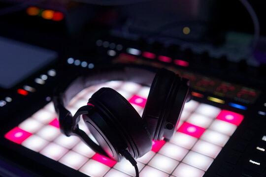 Headphones on controller