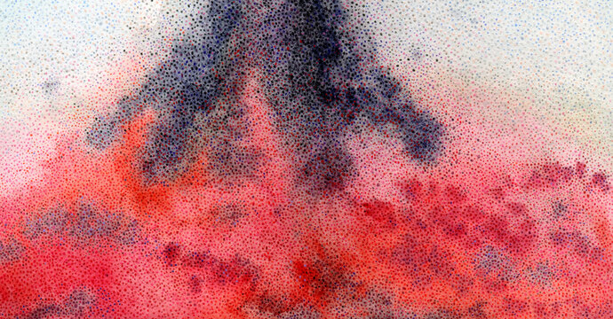 Abstract detailed texture in red and violet