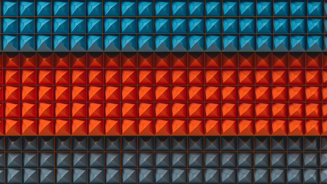 3D geometric background in data technology concept