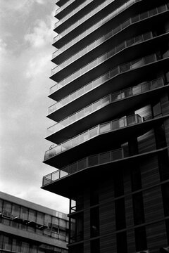 Light and shadow on balconies
