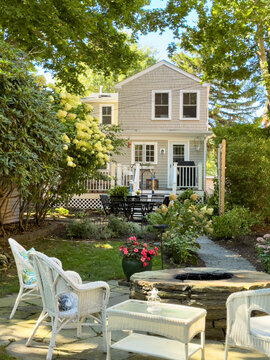 Cottage summer cottage home backyard nobody