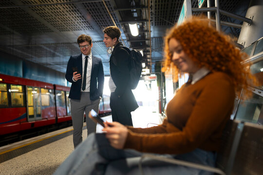 Quiet Moment Alone During Daily Commute