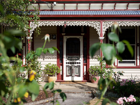 Charming Australian Federation House Entrance