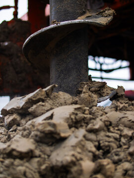 Auger Drilling Pile Installation