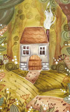 The house in the middle of the forest