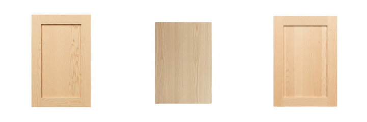 Naklejka premium Set of Wood Panel Texture Background Isolated Transparent Background PNG