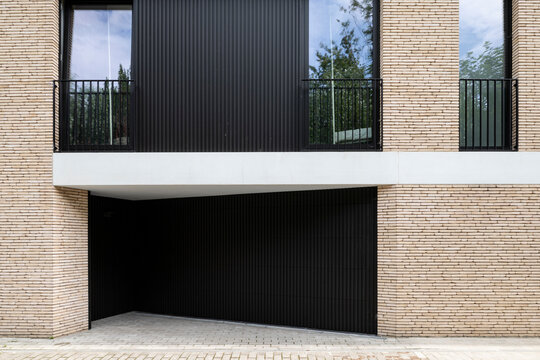 facade and garage