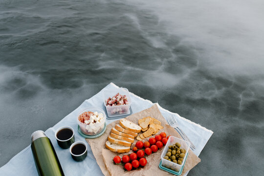 Picnic On Frozen River