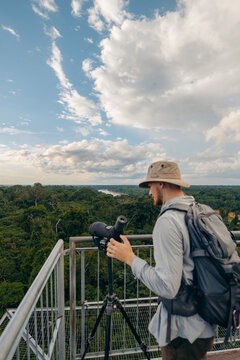 Using Telescope in Nature