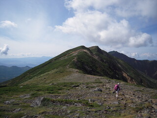 Fototapeta premium Hike in Mt.Mitumine