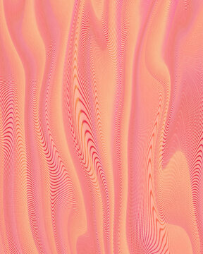 Abstract pastel liquid marble background with pink and yellow fluid swirl for wallpaper or background